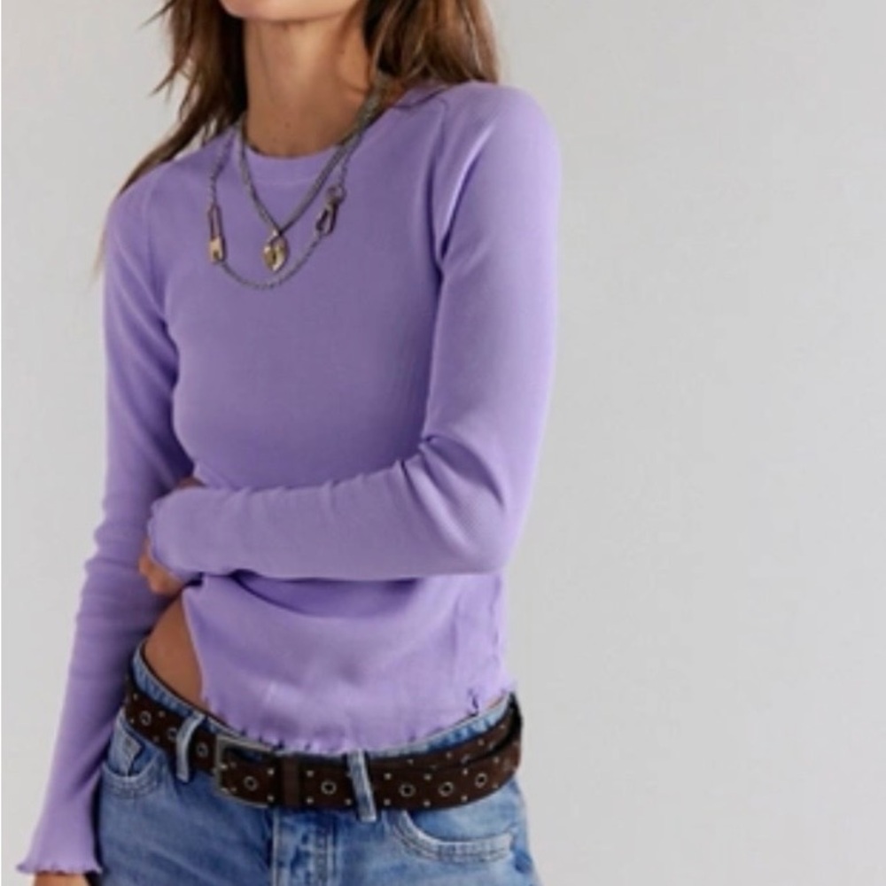 We The Free Easy Does It Long Sleeve
Tee Lavender